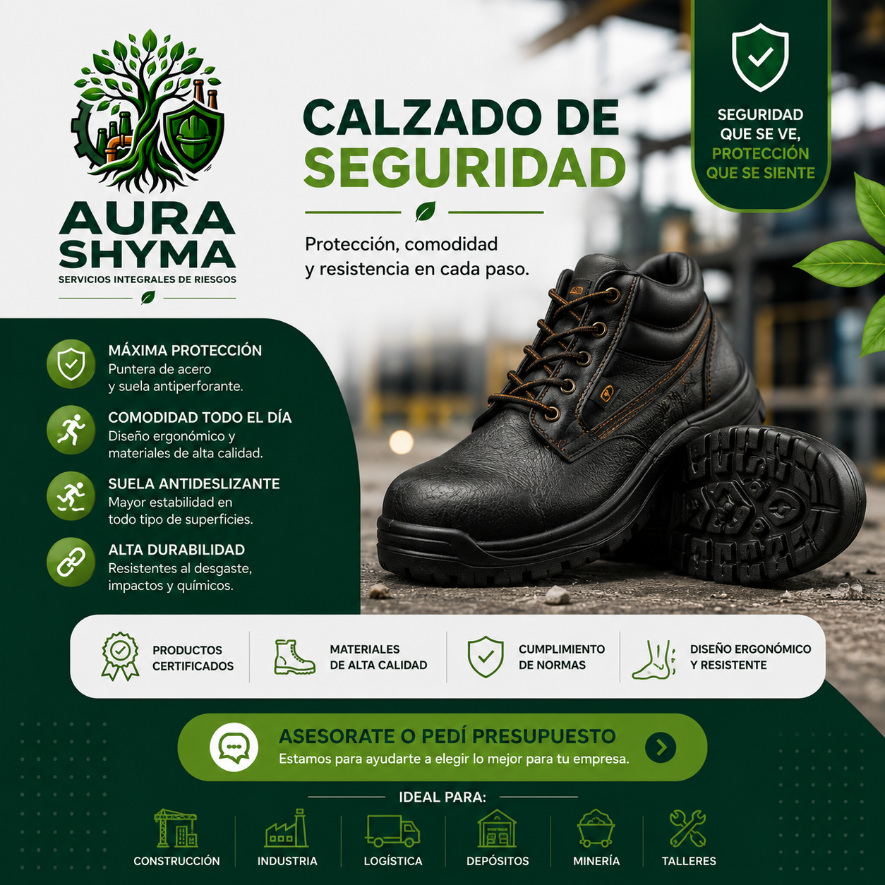 Calzado de seguridad Aura Shyma